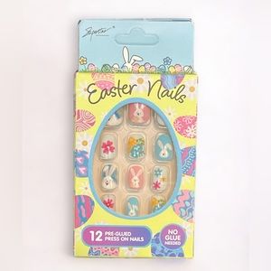 Kids Easter Pre-Glued Nails in Bunny designs by Superstar